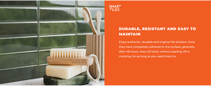 3D Self-Adhesive Wall Stickers Square Epoxy Wallpaper Kitchen And Bathroom Stickers Waterproof, Oil-Proof And High Temperature Resistant