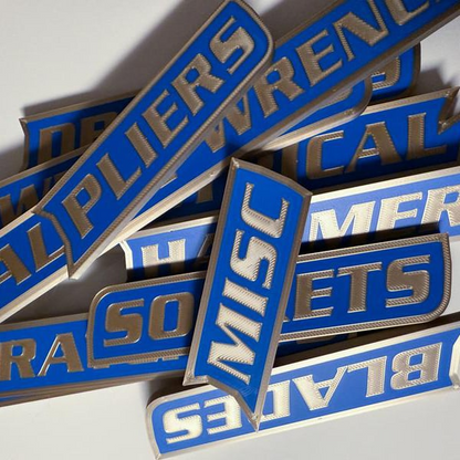 🔥Hot Sale 70% Off - 12-Pack Personalized Magnetic Toolbox Labels