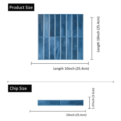 3D Self-Adhesive Wall Stickers Square Epoxy Wallpaper Kitchen And Bathroom Stickers Waterproof, Oil-Proof And High Temperature Resistant