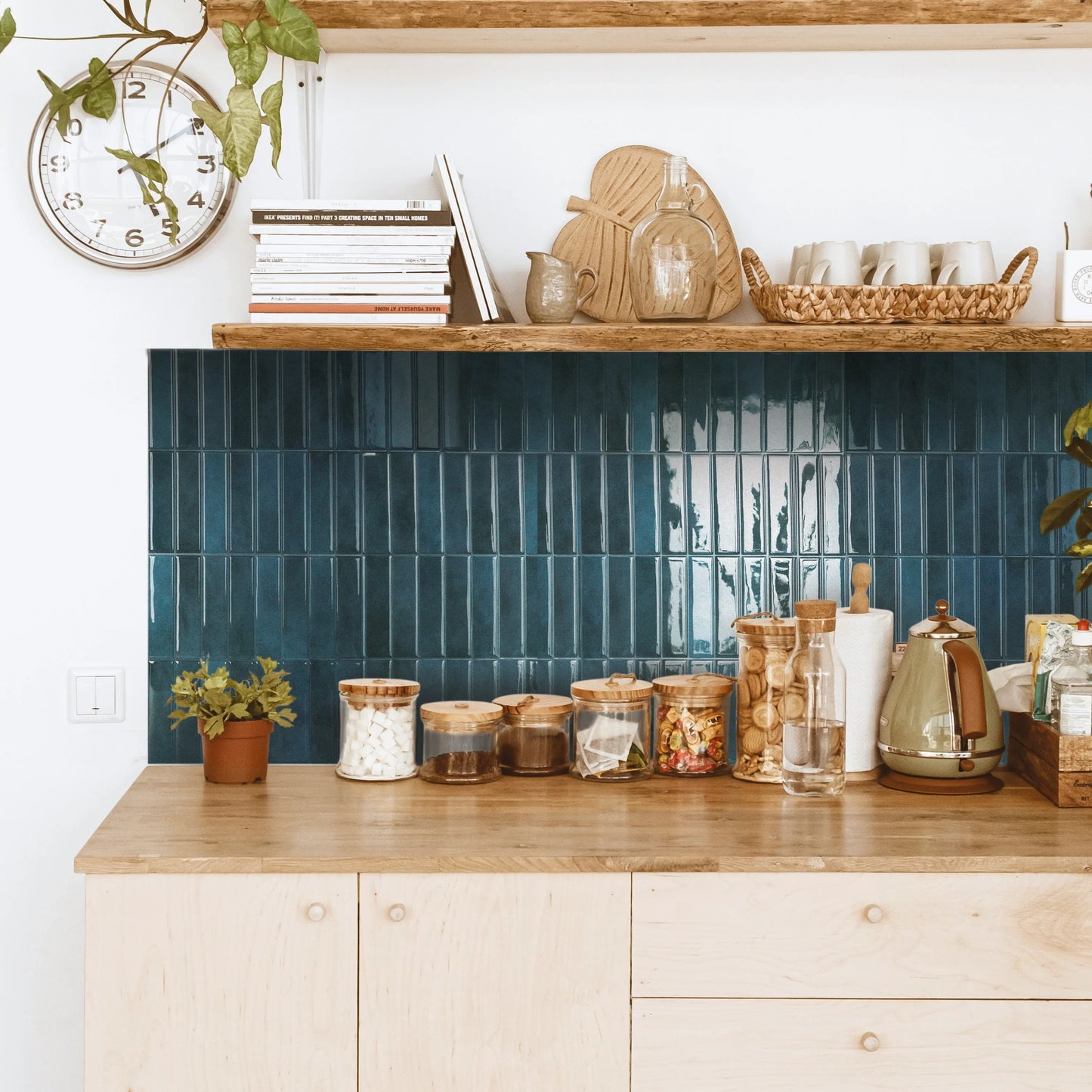 3D Self-Adhesive Wall Stickers Square Epoxy Wallpaper Kitchen And Bathroom Stickers Waterproof, Oil-Proof And High Temperature Resistant