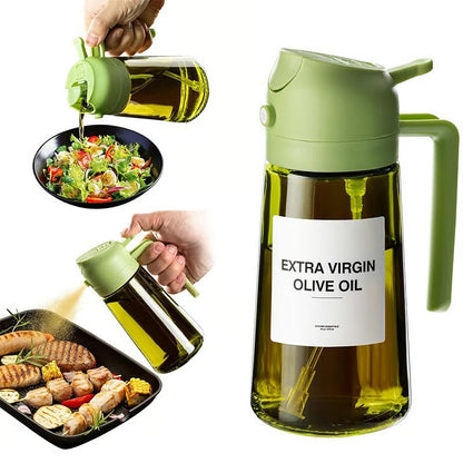🎁LAST DAY SALE 49% OFF💕- 2 in 1 Glass Oil Sprayer & Dispenser🔥