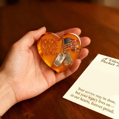 🌲Christmas & Veterans Day Gift🎖 Veteran Pocket Hug – “Honor Never Fades”